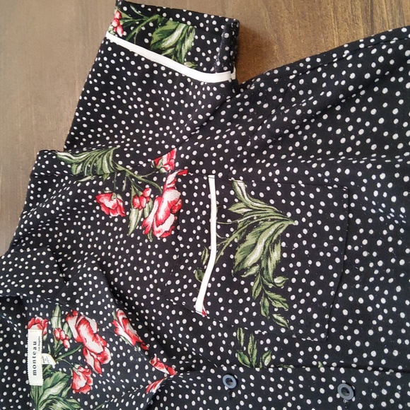 Monteau Los Angeles polka-dot button-up shirt - Picture 3 of 6